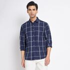Men's Casual Shirt , नेवी ब्लू, small image number null