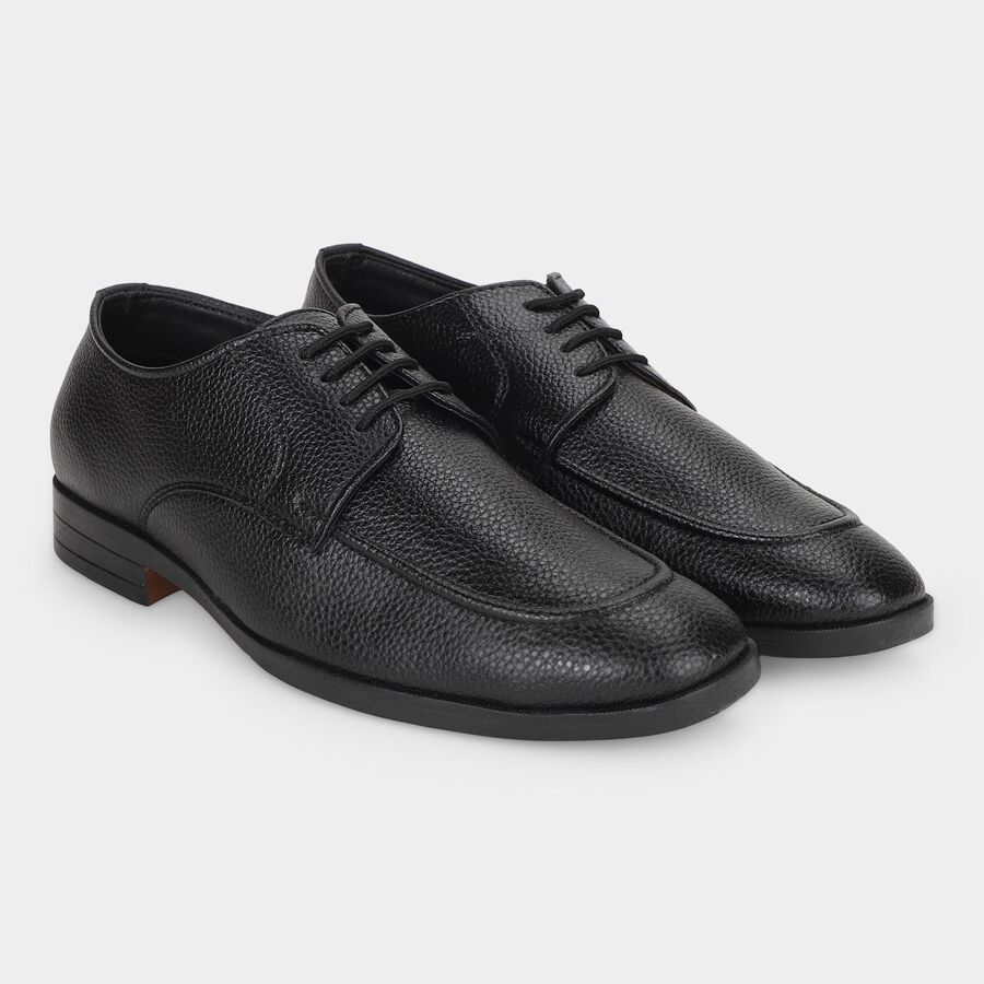 Men's Formal Shoes, काला, large
