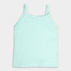 Girls' Cotton Vest, White, small image number null