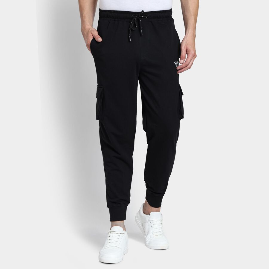 Men's Track Pants, काला, large image number null