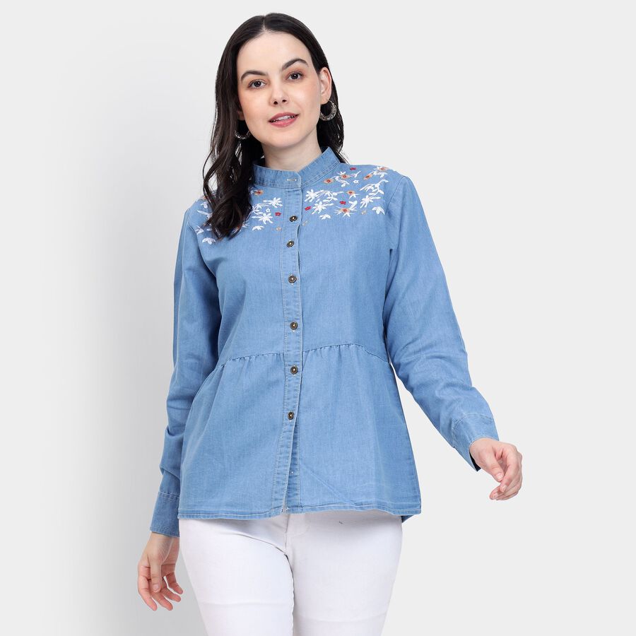 Ladies' Shirt, Light Blue, large image number null
