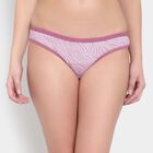 Printed Cotton Panty, Lilac, small image number null