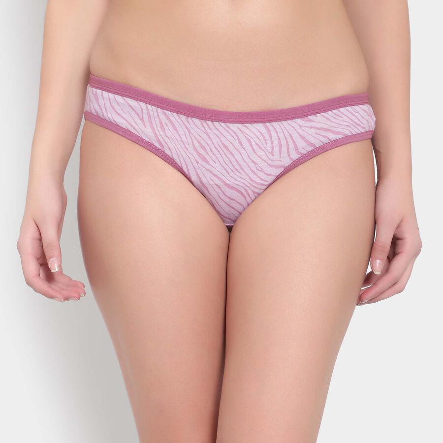 Printed Cotton Panty, Lilac, large image number null