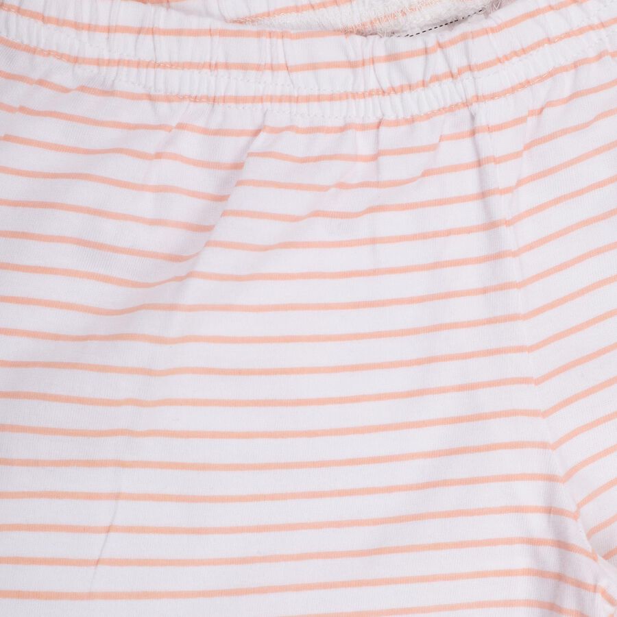 Infant Boys' 100% Cotton Baba Suit , Peach, large