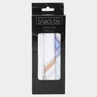 Men's Light Blue Checked Pack of 3 Handkerchief, Light Blue, small