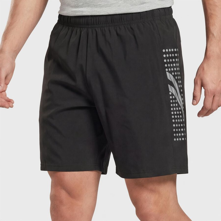 Men's Olive Regular Fit Athletic Printed Bermuda Shorts, Olive, large