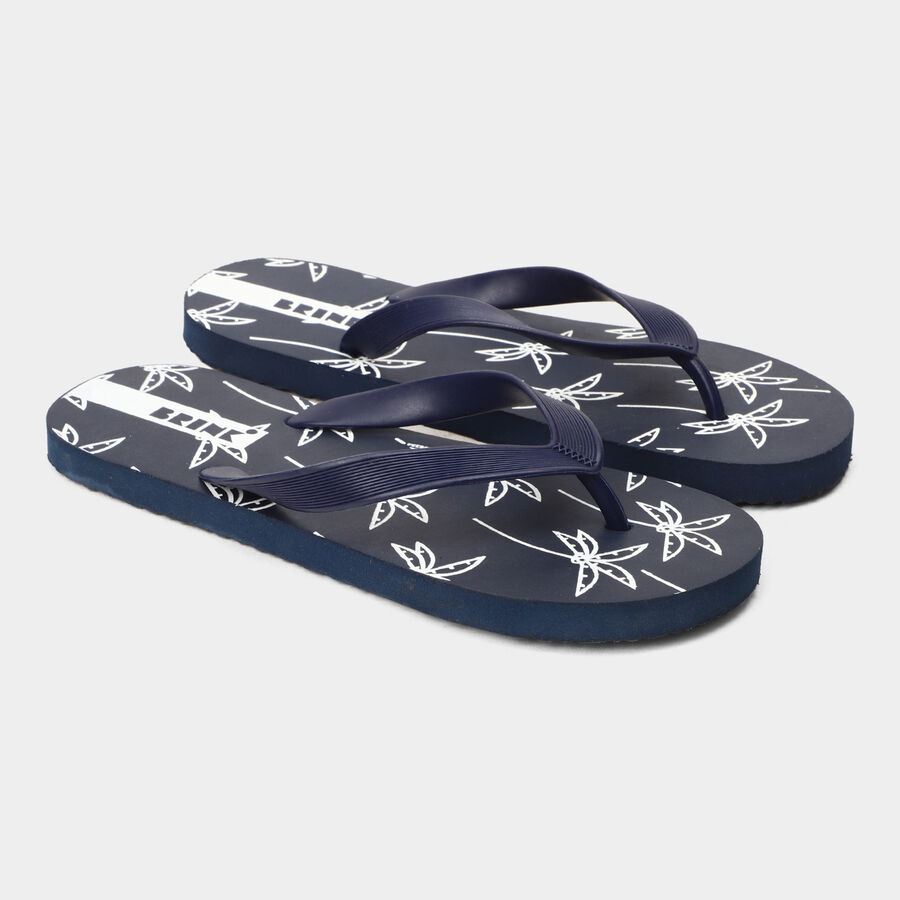 Men's Slippers, Navy Blue, large image number null