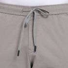 Men's Slim Fit Casual Trousers , Light Grey, small