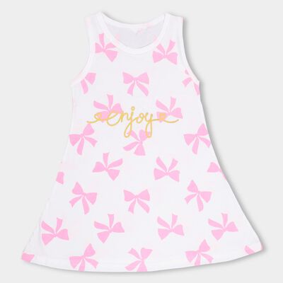 Girls' 100% Cotton Frock 