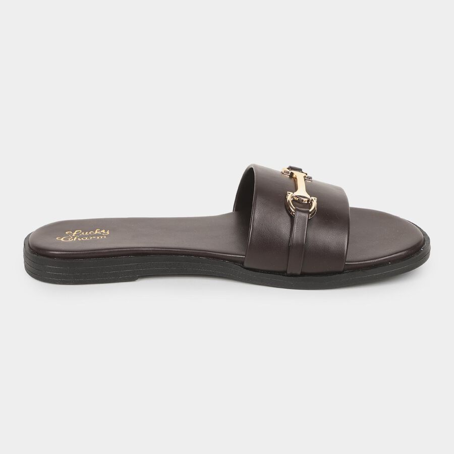 Ladies' Sandal, Brown, large image number null