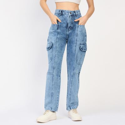 Ladies' 100% Cotton Jeans