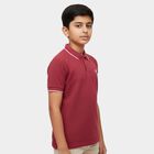 Boys Pink Round Neck Streetwear T-Shirt, गुलाबी, small