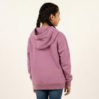 Girls Dusty Lavender Hooded Casual Sweatshirt, Lilac, small image number null