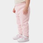 Infants Pink Straight Fit Solid Pyjama, हल्का गुलाबी, small