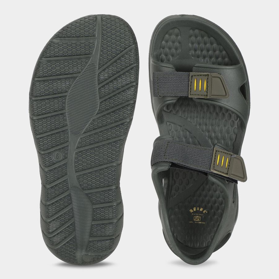 Men's Navy Blue Adjustable Strap Strappy Sandals, Navy Blue, large
