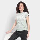Ladies' Round Neck T-Shirt , हल्का हरा, small image number null