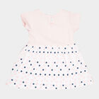 Infants Cotton Frock, Light Pink, small image number null