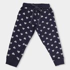 Girls' 100% Cotton Pyjama, नेवी ब्लू, small image number null