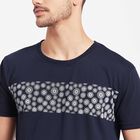 Round Neck T-Shirt, Navy Blue, small image number null