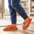 Boys' Slipper, Orange, small