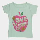 Girls' T-Shirt, हल्का हरा, small