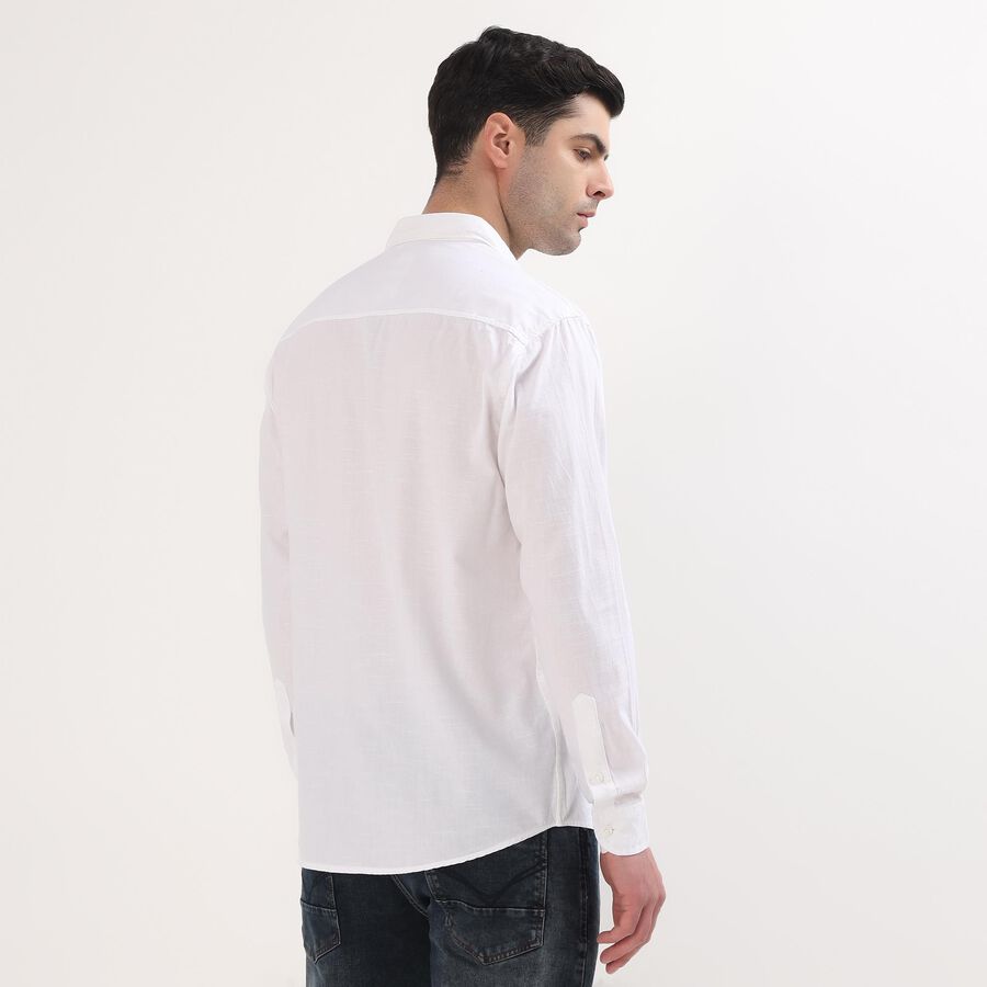 Men's Casual Shirt, सफ़ेद, large image number null