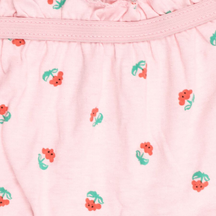 Girl's Cotton Bloomer, Light Pink, large image number null