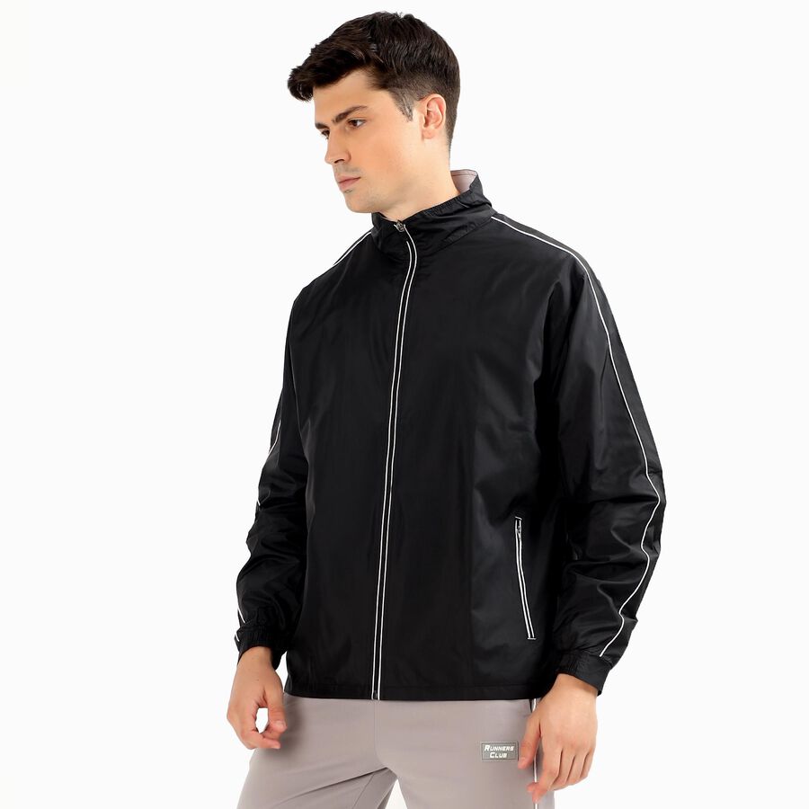 Men's Jacket, काला, large image number null