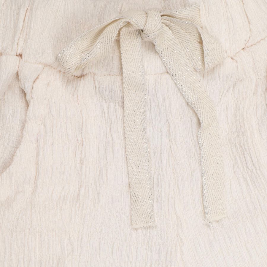 Girls' Trousers , Off White, large image number null