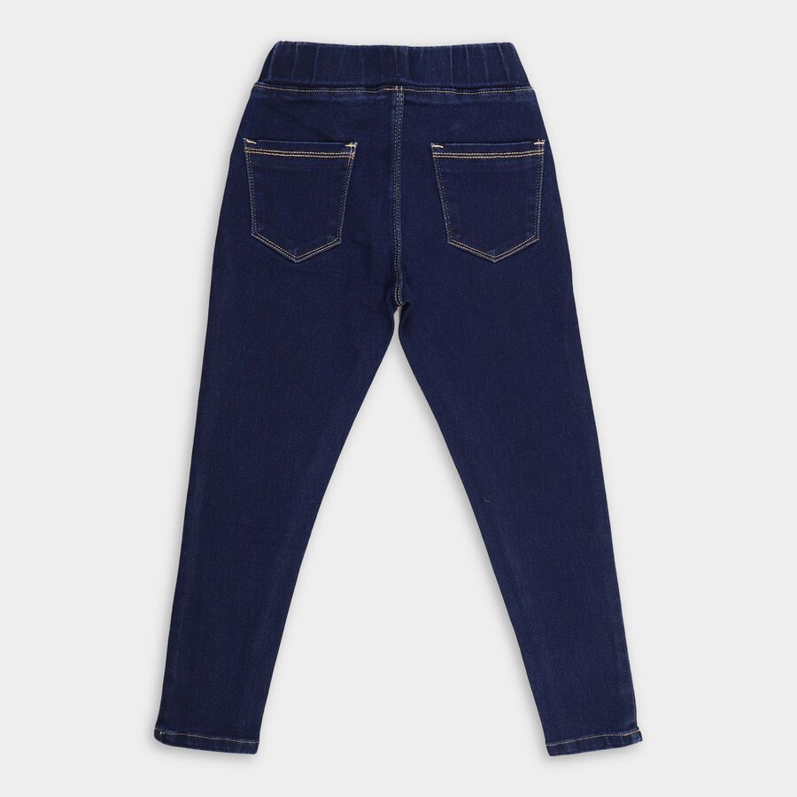 Girls' Jeans, Mid Blue, large image number null