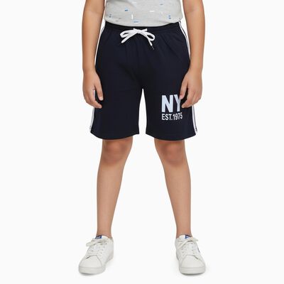 Boys Cotton Blend Bermuda Shorts