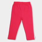 Girls' Cotton Blend Full-Length Legging, Fuchsia, small image number null