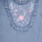 Girls'Frock, मध्यम नीला, small image number null
