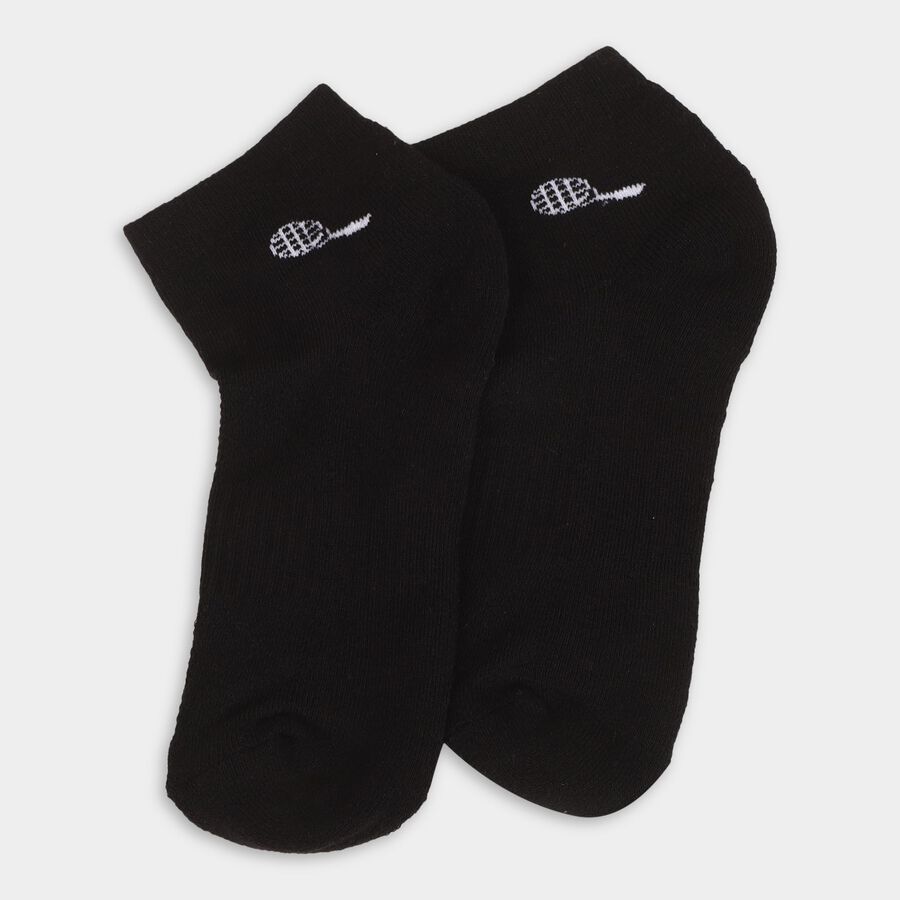 Men's Socks (Pack of 2), काला, large