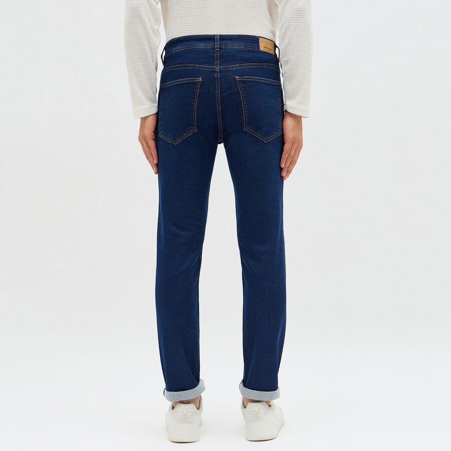 Men's Slim Fit Jeans, Dark Blue, large image number null