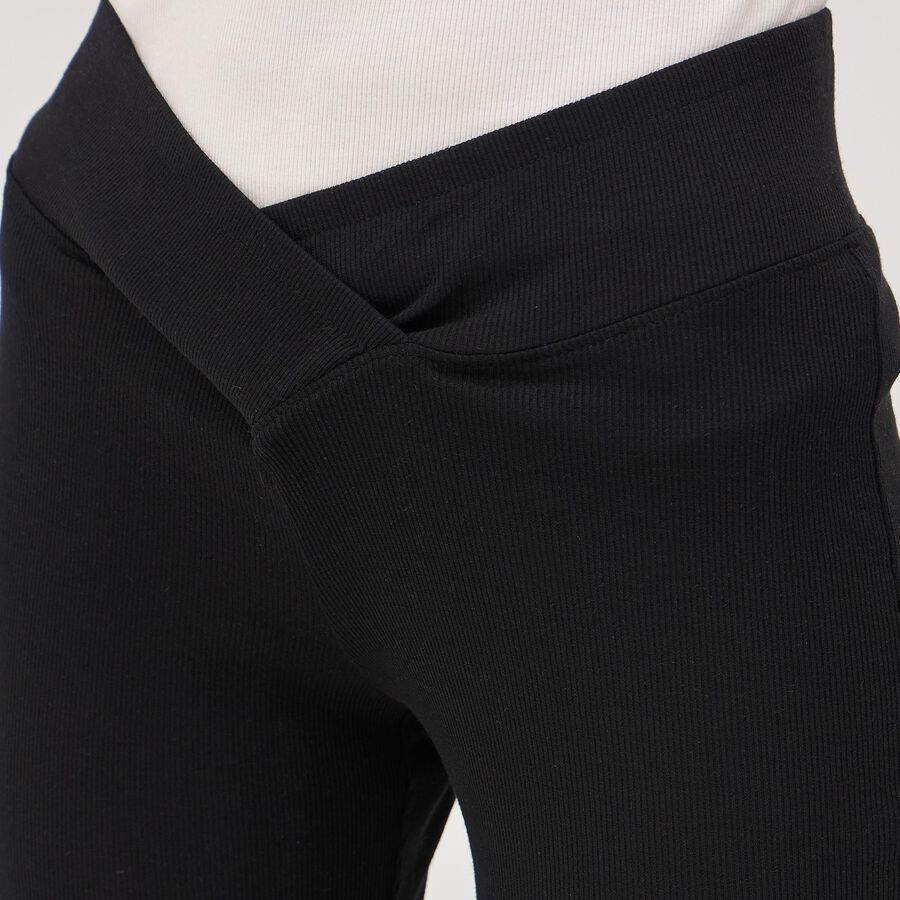 Ladies' Full Length Pyjama, Black, large image number null