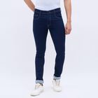 Men's Five Pocket Skinny Jeans, Dark Blue, small image number null