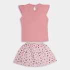 Infants' 100% Cotton Top Skirt , Pink, small image number null