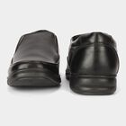 Men's Black Slip-On Loafer Formal Shoes, Black, small