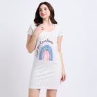 Ladies' 100% Cotton Nighty, White, small image number null
