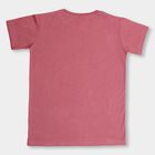 Boys' Half Sleeves T-Shirt, गुलाबी, small image number null