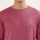 Men's Muted Pink Crew Neck Casual T-Shirt, Light Pink, small image number null