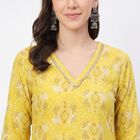 Ladies' Kurta, पीला, small