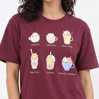 Women's Pink Cotton Round Neck Regular T-Shirt, Pink, small