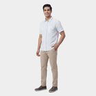 Men's White Spread Collar Classic Shirt, White, small