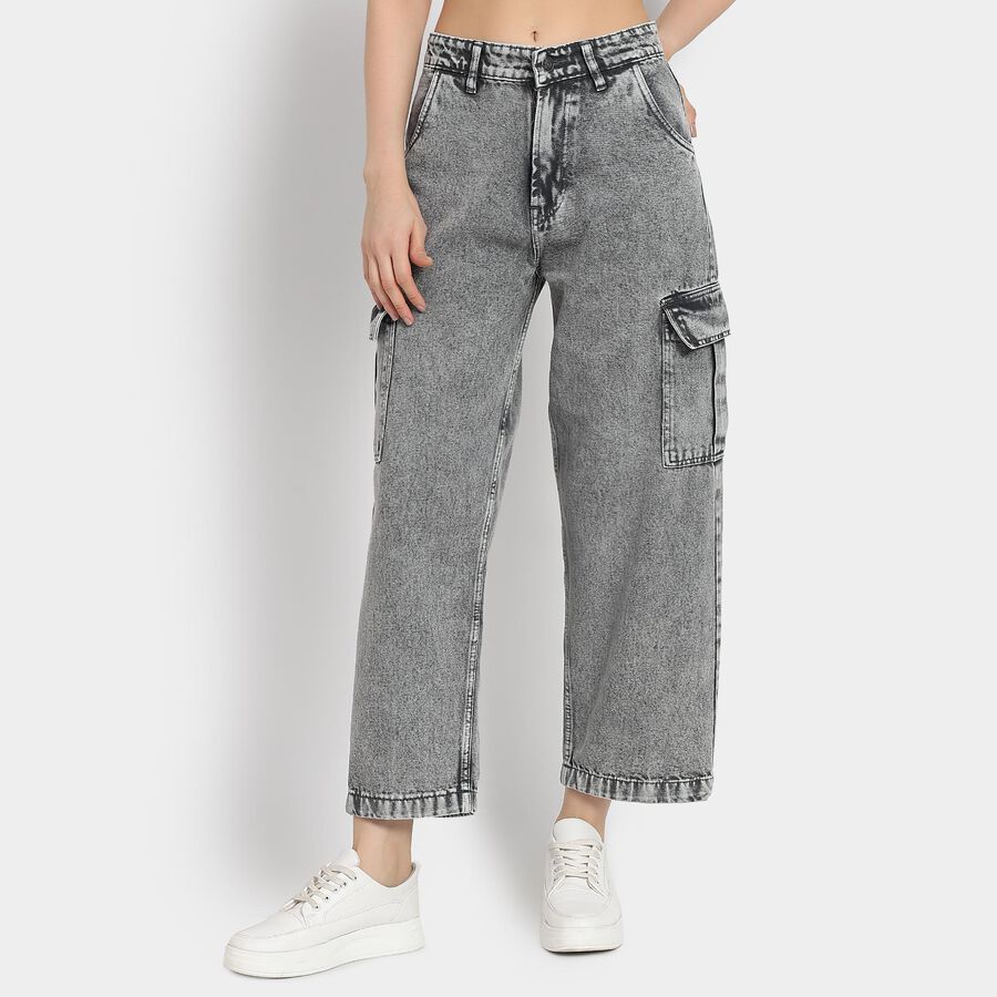 Ladies' Jeans, हल्का ग्रे, large image number null