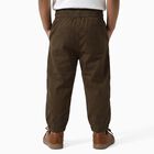 Boys' Dark Olive Brown Regular Fit Cargo Trousers, Brown, small image number null
