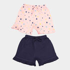 Infants Cotton Printed Half Pant, Red, small image number null