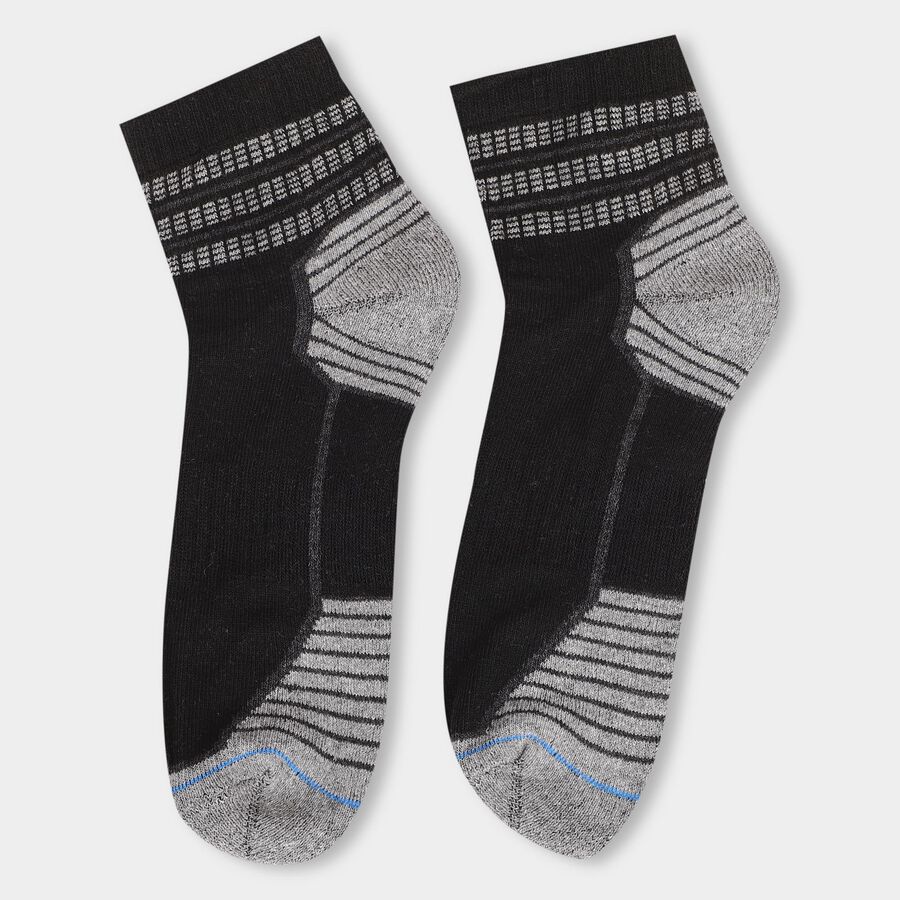 Men's Socks (Pack of 3), Dark Grey, large image number null
