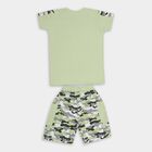 Boys' 100% Cotton Knit Baba Suit , हल्का हरा, small image number null